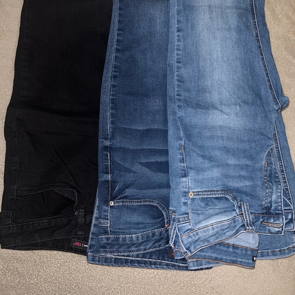 High waisted flare jeans